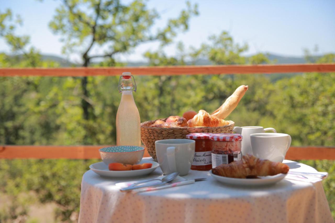 مبيت وإفطار Saint-Paulet-de-Caisson Les Yourtes De Provence المظهر الخارجي الصورة