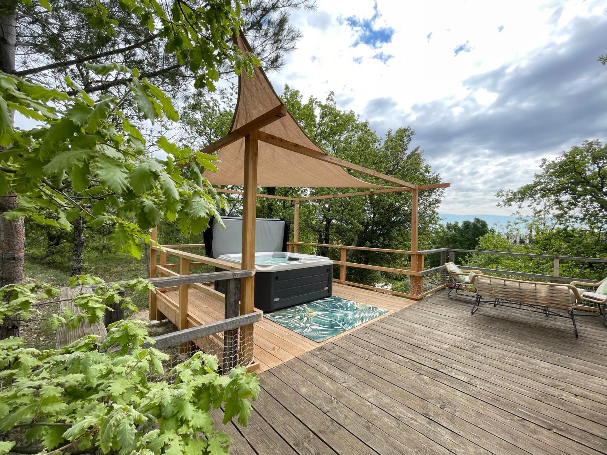 Saint-Paulet-de-Caisson Les Yourtes De Provence المظهر الخارجي الصورة